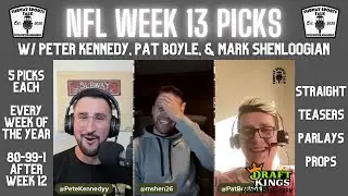 NFL Picks Week 13 w/ Peter Kennedy, Pat Boyle, and Mark Shenloogian