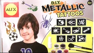 D.I.Y. Metallic Tattoos from Alex Toys