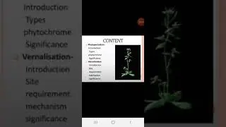 Photoperiodism and vernalization