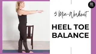 Balance Heel to Toe | 5-Minute Barre Workout | Prime Women