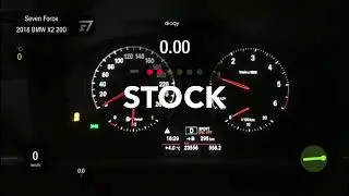 Динамика разгона BMW X2 Stage 1. Разгон 0-100 км/ч ДО и ПОСЛЕ чип тюнинга