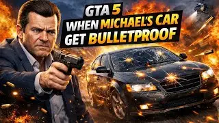 Michael&rsquo;s Car Becomes BULLETPROOF 😱 |Car + Sniper = Pure Destruction 😈 | Michael GTA 5