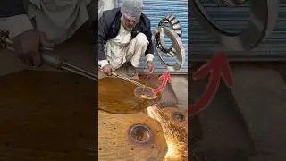 Desi Jugaad! Heavy Bearing Fitment with Gas Cutting 😱🔥..!!