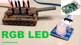 Raspberry Pi 4: RGB LED Module: Part 003: Multi-Colour, 555 timer