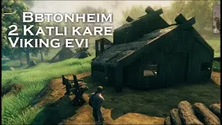 Valheim 2 Katlı Kare Viking Evi Yapma: BBtonheim