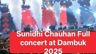 Sunidhi Chauhan🔥🔥live concert at Dambuk 🍊🍊festival #day 2 #musicconcert #trending #video #viral #