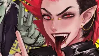 💀SPEEDPAINT - punk au💀 digital painting