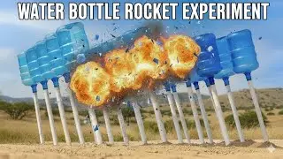 20 Litre Bottle Rocket Blast! ऐसा धमाका पहली बार देखा 😱🚀#bottlerocketexperiment