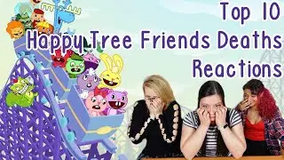 [REACTION] Top 10 Horrific Deaths in Happy Tree Friends | Otome no Timing