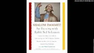 Rabbi Sol Solomon's Rabbinical Reflection #029 (11/13/11) - Shalom Dammit! Live