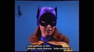 1&ordf; apari&ccedil;&atilde;o da Batgirl lutando contra o Pinguim na s&eacute;rie de 1966 do Batman (Legendado)