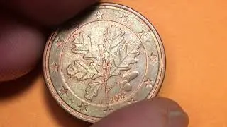 Germany 5 Euro Cent 2002 - First Year 2.5 Billion Minted - 5 Mint Marks - Federal Republic Germany