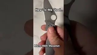 New Knife Steel&hellip; Micro-Melt Maxamet #edc #edcknife #steel #knifecommunity