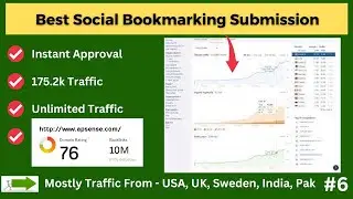 Best Social Bookmarking Submission Website | Drive Unlimited Global Traffic on your Website.#social