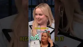 Nicola Coughlan Discovers She&rsquo;s Lady Whistledown on Reddit 😅 #NicolaCoughlan #shorts