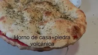 HORNO DE CASA +  PIEDRA VOLCANICA. l AUMENTA LA TEMPERATURA DE 250 A 300 l MASA 75% HIDRATACION.