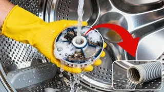 How to Clean Washing Machine Drain Pipe & Filter | Full Guide for Front & Top Load