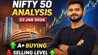 NIFTY 50 ANALYSIS | 23 JAN 2026 | IMPORTANT KEY LEVELS OF NIFTY | NIFTY 50