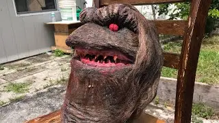 Foam Fabrication a Critters alien prop replica