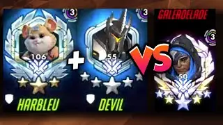 HARBLEU HAMMOND + DEVIL REIN VS GALE ADELADE ANA! [ OVERWATCH SEASON 23 TOP 500 ]