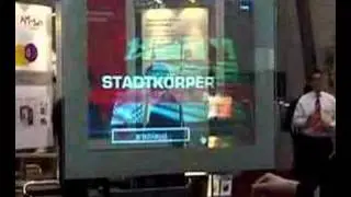 Interactive Poster with PointScreen (2006) by Monika Fleischmann & Wolfgang Strauss