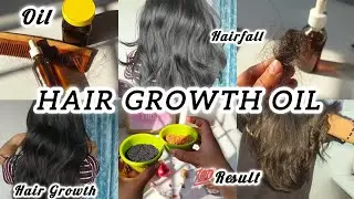 HAIR GROWTH OIL🌿 | Hair growth and Hairfall control oil at HOME 🏠 | Hairfall ,frizzyhair , #explore.