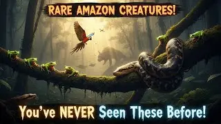 24 Rare & Beautiful Animals of the Amazon Jungle | Cinematic 8K Wildlife Footage