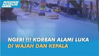Detik Detik Kecelakaan Di Depan Universitas Muria Kudus, Korban Luka Di Kepala