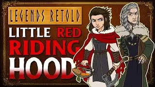 LITTLE RED RIDING HOOD |  LEGENDS RETOLD! | digital speed paint | STORYTELLING | character redesign