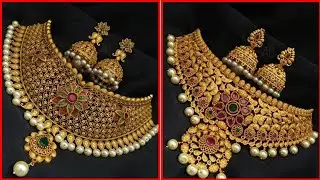 💫💞Emerald Ruby Gold Bridal Set Handcrafted Gold Bridal Jewellery(SS Style Corner)