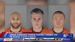 Third-degree murder charge against Derek Chauvin dismissed  in George Floyd death