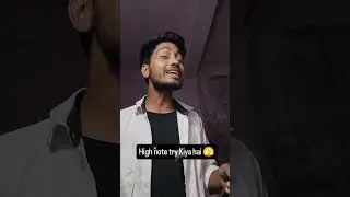 High note try Kiya hai 🫣#ytshorts #shorts #reels #singing #song #darshanrawal