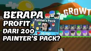 JUALAN 200 PAINT PACK DI 2025 PROFIT BERAPA???  | Growtopia Indonesia