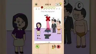 Brain Test 5 Level 15 | Save her from the worm | Walkthrough