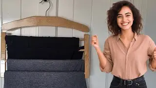 Space Saving Trouser Hanger - 4 Trousers on One Hanger