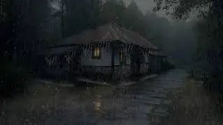 Rain sounds promoting natural balance calming nerves improving deep sleep stability