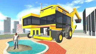 Indian Bike Driving 3d Franklin Change House to JCB