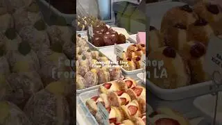 Viral South Korean donut shop now opened in Los Angeles! #foodie #dessert #donuts #losangelesfood