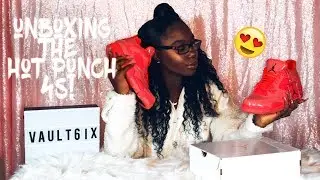 AIR JORDAN RETRO 4 HOT PUNCH REVIEW/UNBOXING WITH ON FEET LOOK