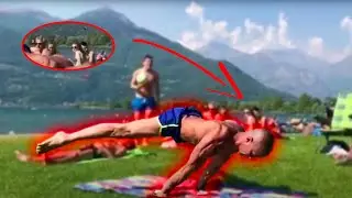 Girls Reacting To Street Workout - In Public - Calisthenics #2