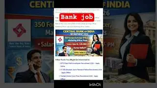 Central bank of India Marketing officers recruitment 2026 | #ytshorts #job #exam #bankingjob