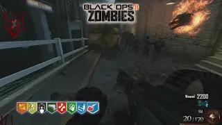 ESCAPANDO ALCATRAZ MOB OF THE DEAD EASTER EGG EN SOLO #1 | BLACK OPS 2 ZOMBIES PC GAMEPLAY