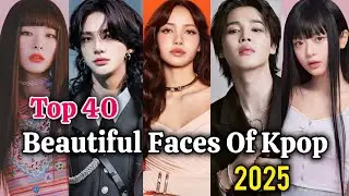 Top 40 Most Beautiful Faces Of Kpop 2025 😱🥰💜