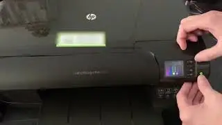Как очистить печатающую головку HP OfficeJet Pro 8100 l Очистка головки