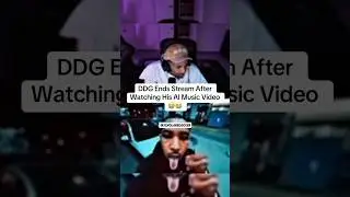 DDG Ends His Stream After Watching His AI Music Video 😂 #shorts #viral #funny