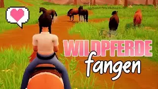 wir fangen die 🅴🆁🆂🆃🅴🅽 WILDPFERDE 🐴🌳 Ranch of Rivershine