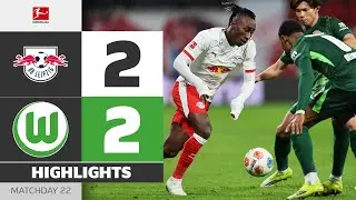 Gruda Secures The Draw! | RB LEIPZIG - VFL WOLFSBURG | Highlights | Matchday 22 &ndash; Bundesliga 2025/26