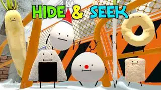 Hide and Seek with WHITE FOODS 🍙❄️ Secret Staycation [Roblox]