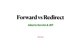 33. Forward vs Redirect