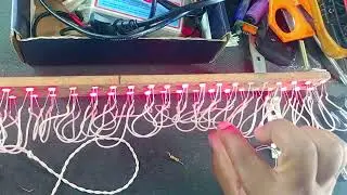50 red led ka circuit banao, series light circuit, 29 August 2024